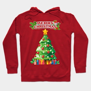 Merry Christmas Tree Hoodie